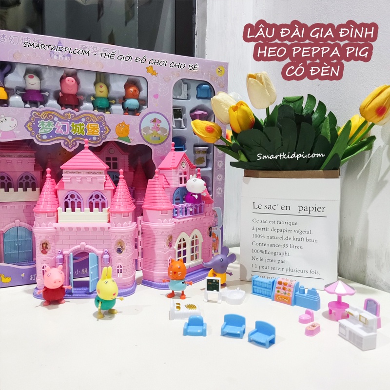 Đồ chơi lâu Đài gia đình heo Peppa Pig, Đồ chơi lợn Peppa Pig