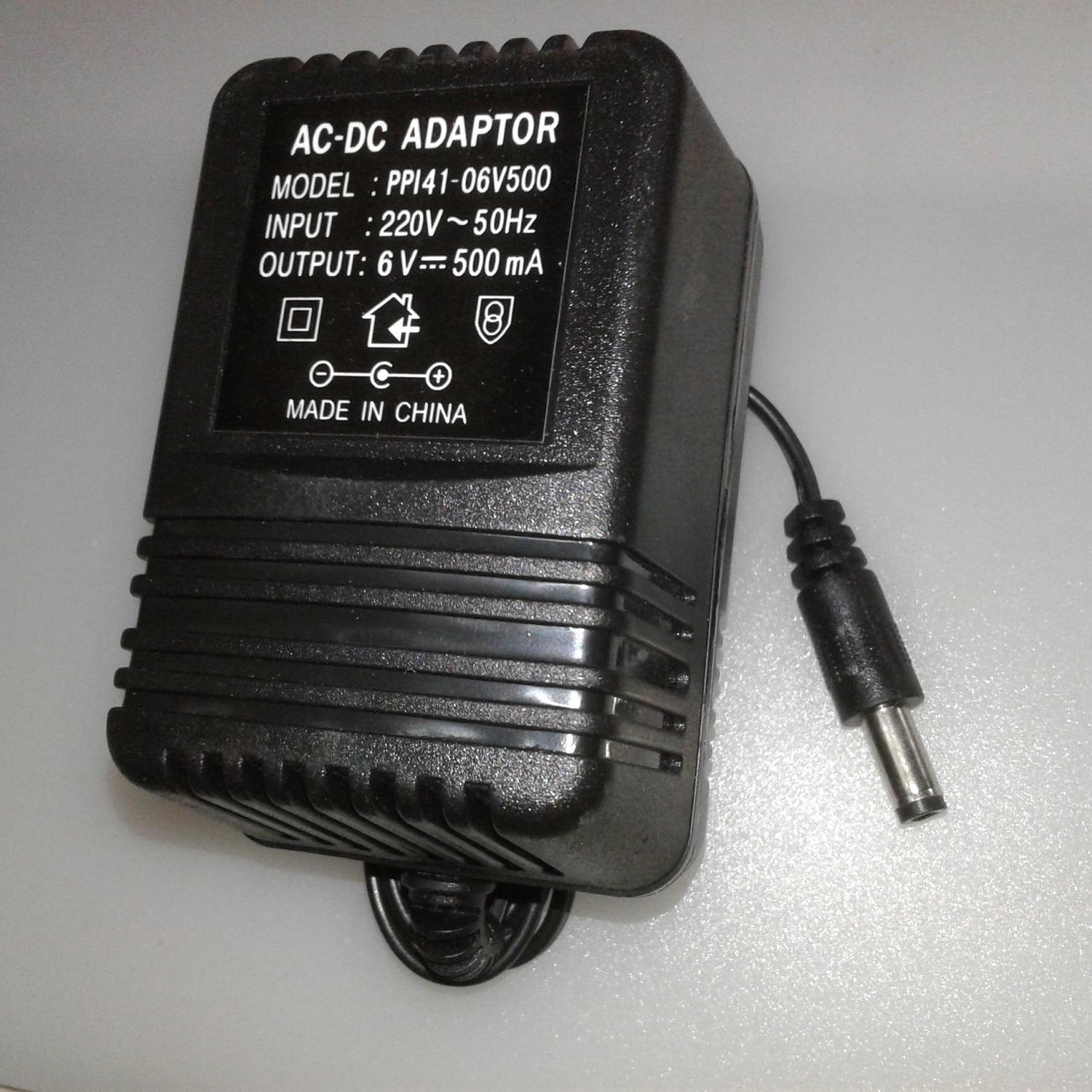 Nguồn biến áp ac-dc 6v500ma, adapter ac-dc 6v 500ma