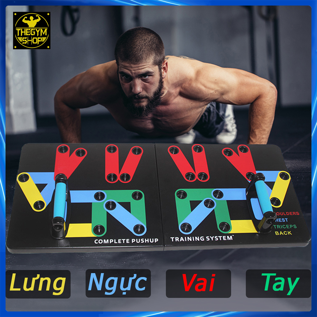 Bộ chống đẩy đa năng Power Press Push Up tập ngực, lưng, vai, tay