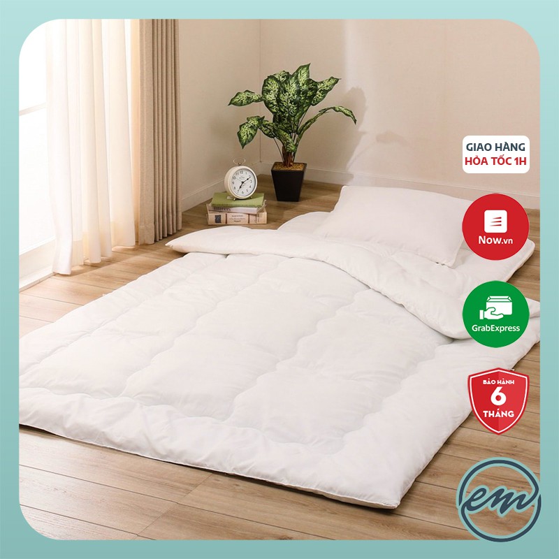 Tấm topper tiện ích dày 5cm -Hàng xuất Nhật - Làm ruột chăn - Tấm làm mềm đệm