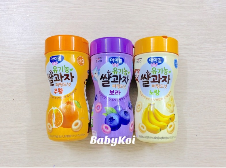 Bánh ăn dặm hữu cơ ildong hộp 40g