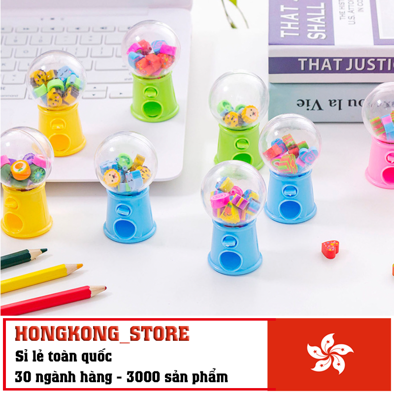 Bộ Gôm Tẩy Hình Máy Quà Tặng Siêu Độc Đáo - Cục Gôm Tẩy Bút Chì Cho Bé