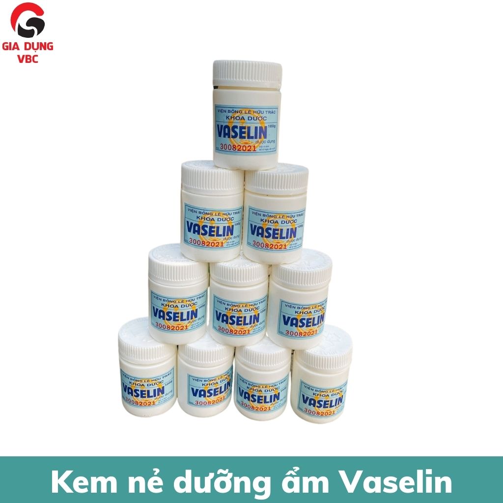 Kem nẻ dưỡng ẩm Vaselin Hộp 100g , Sáp chống nẻ làm mềm da an toàn cho trẻ nhỏ