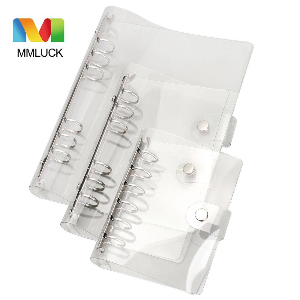 Mmluck vòng lá lỏng lẻo phụ kiện sổ tay bìa cứng sổ tay a5/a6/a7 sổ kế hoạch sổ kế hoạch 6 lỗ kẹp nhựa pvc