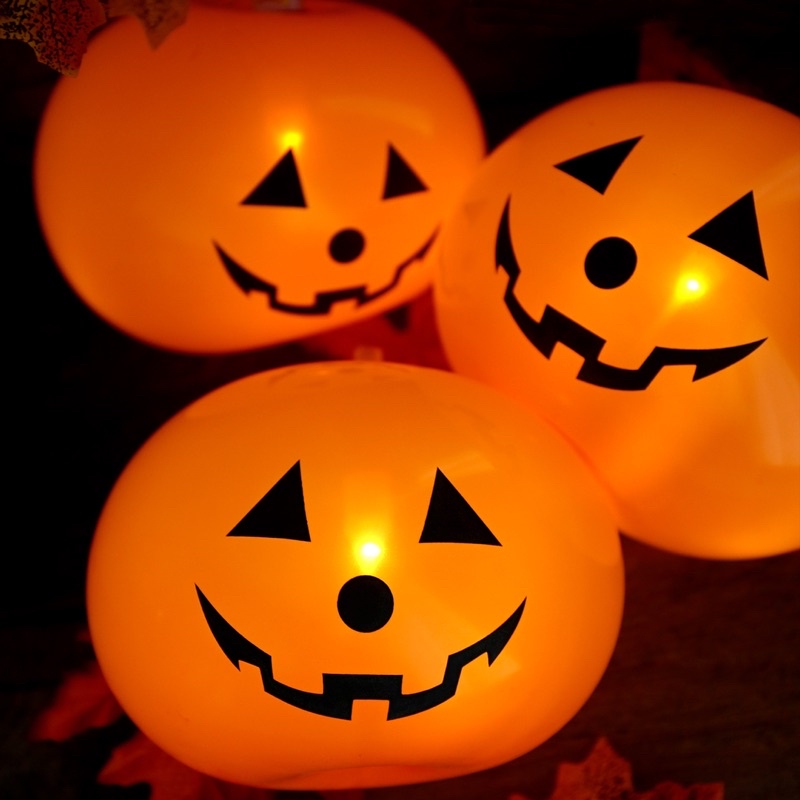Sét 5 quả bóng bay bí ngô halloween