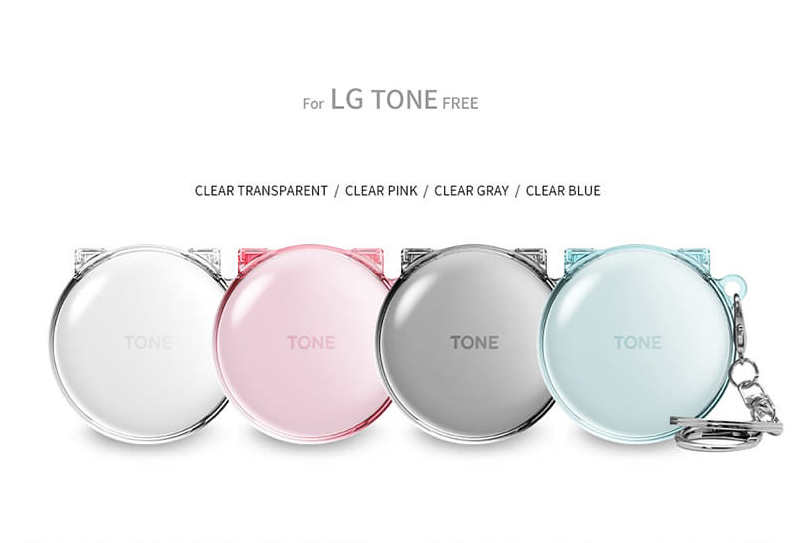 Case ốp tai nghe LG Tone Free (FN4/FN6/FN7) - Clear case - Hãng AscarKorea