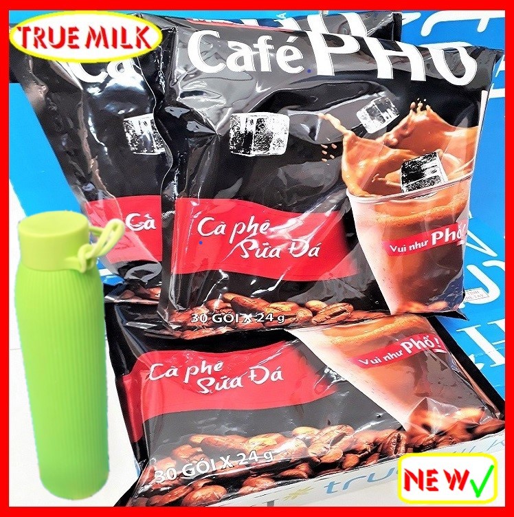 Cafe phố 30gói x 24g - ca phê phố - cafe sữa đá - maccoffee - cafe phố 720g - cafe pho - ca phe pho - ca phe hoa tan - café pha san