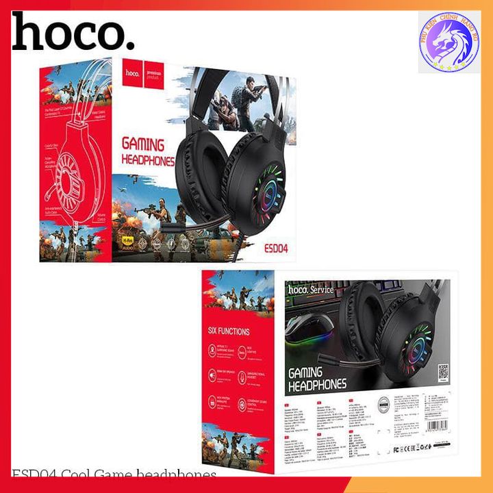 [HCM]Tai Nghe Chụp Tai Cao Cấp Dành Cho Game Thủ Hoco ESD04 - Chính Hãng - Bảo Hành 12 Tháng