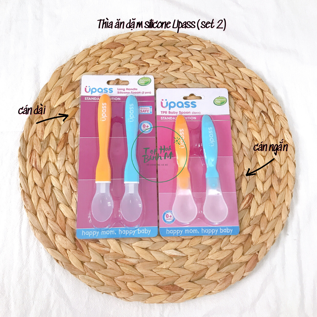 Thìa ăn dặm silicone Upass
