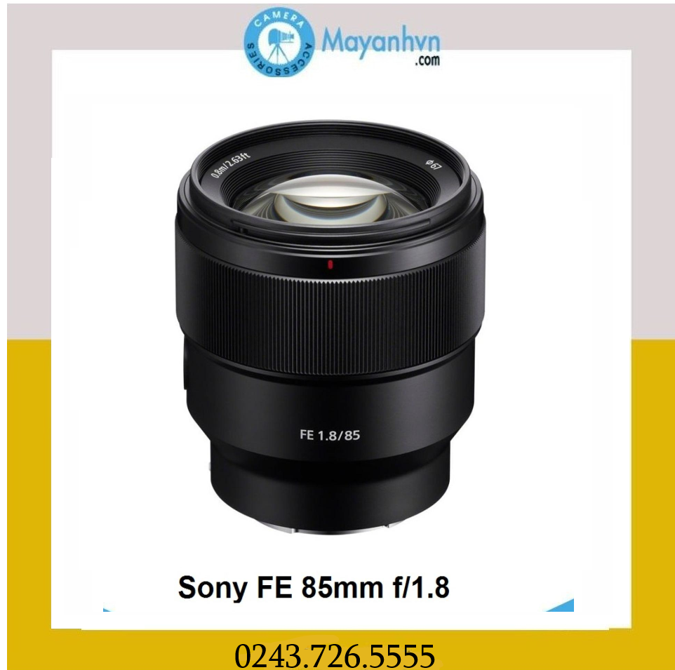 Ống kính sony fe 85mm f/1.8