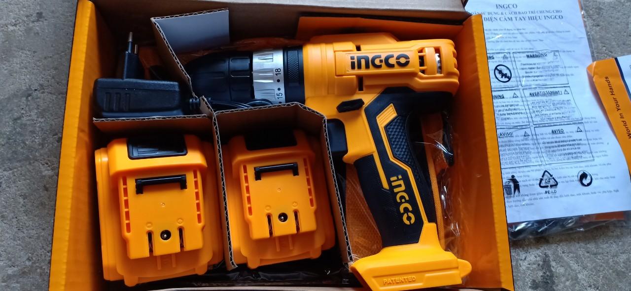 Máy khoan búa dùng pin lithium 16.8v ingco cidli1612