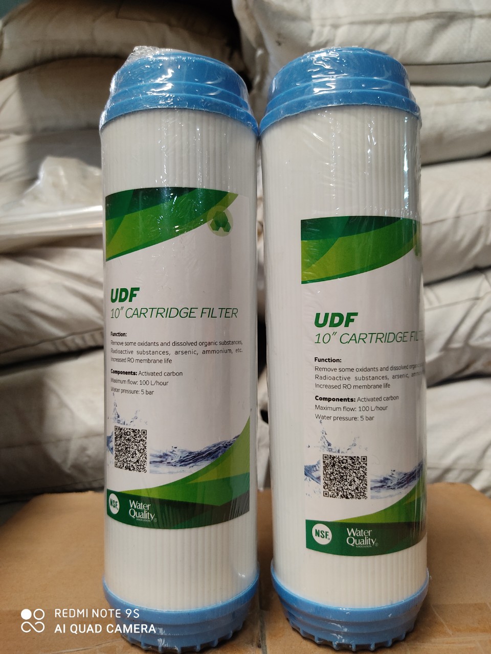 Lõi lọc than hạt UDF trong bộ lọc nước gia đình