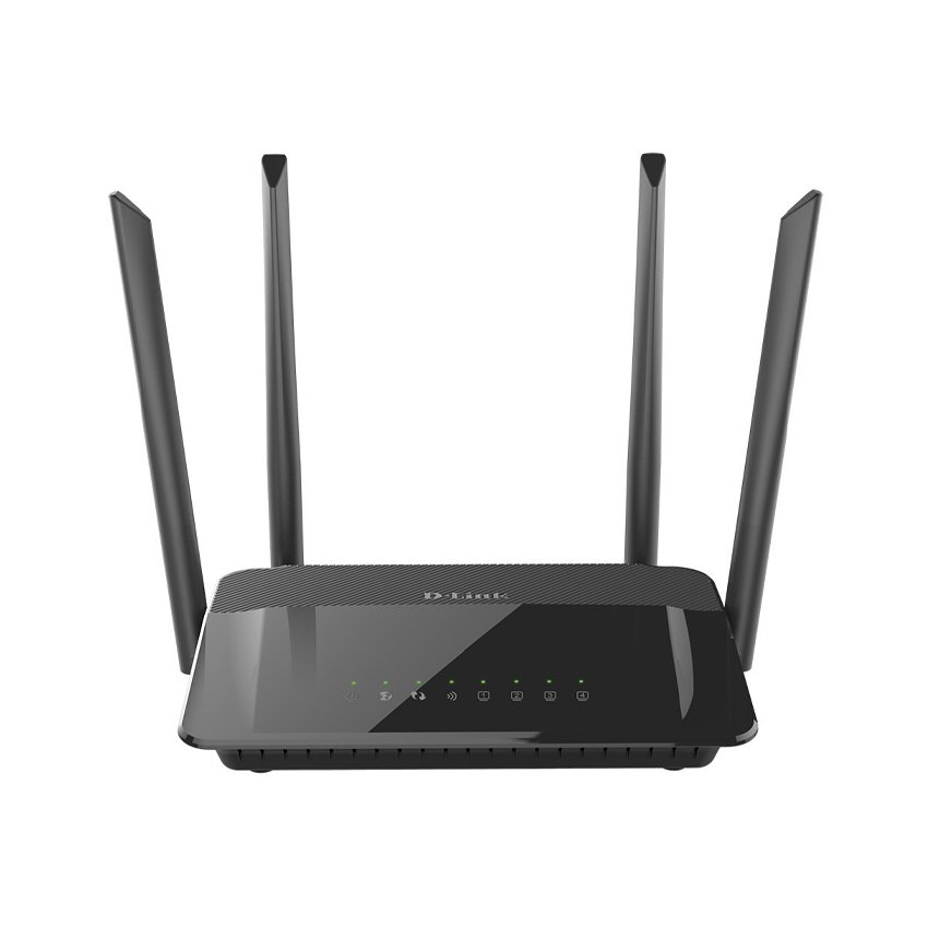 Bộ định tuyến băng tần kép ac1200 không dây d-link dir-822 với ăng ten tăng cao