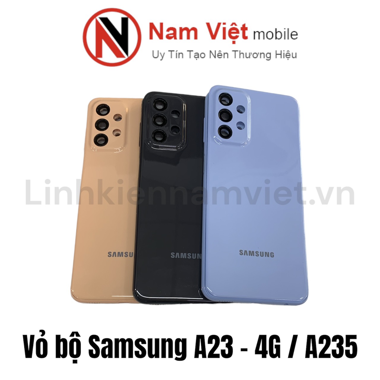 Vỏ Samsung A73 a23 a13/4g a13/5g { nap lung va khung xuong{vỏ bộ không bao gôm xuong baket)