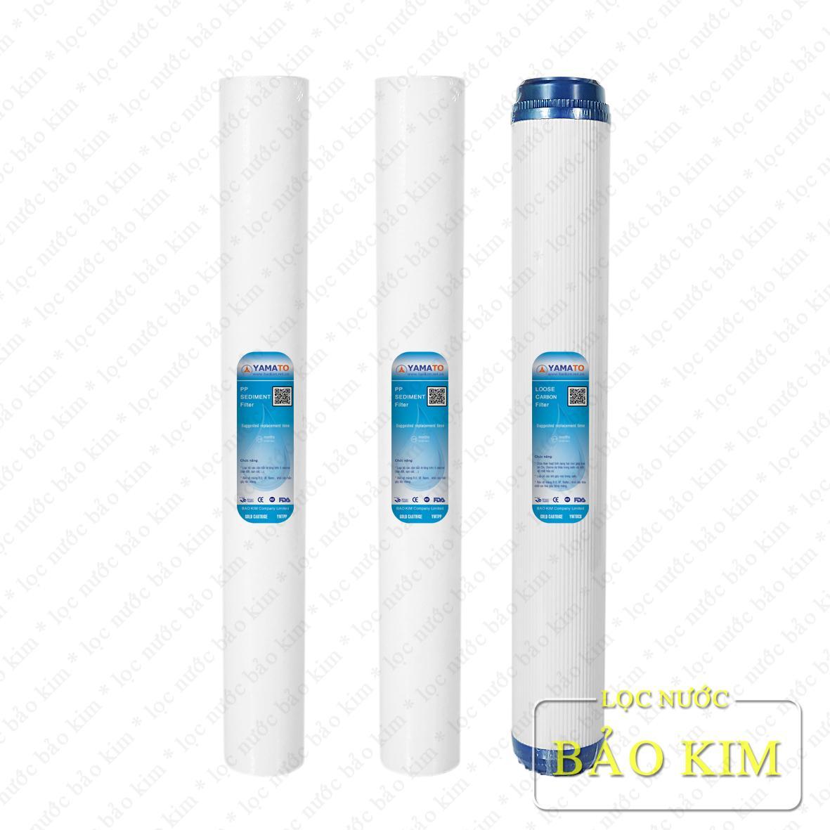 Bộ 3 sản phẩm lõi lọc nước 20 inch số 12
