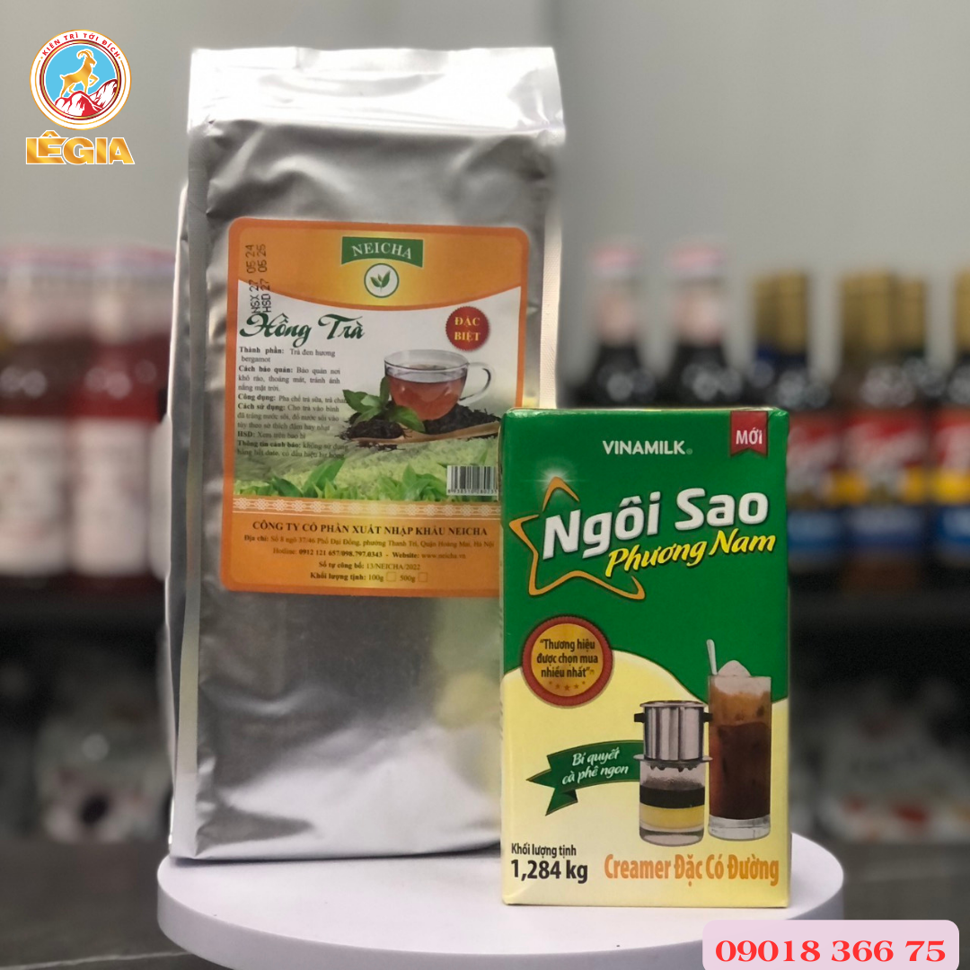 Trà đen hồng trà pha trà sữa ngon 500g neicha