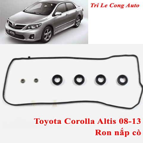 Ron nắp cò Altis 2008-2013 phốt bugi gioăng cao su long đền xe hơi ô tô 1.8 2.0 Toyota Corolla đời 2010 2009 bulong ốc