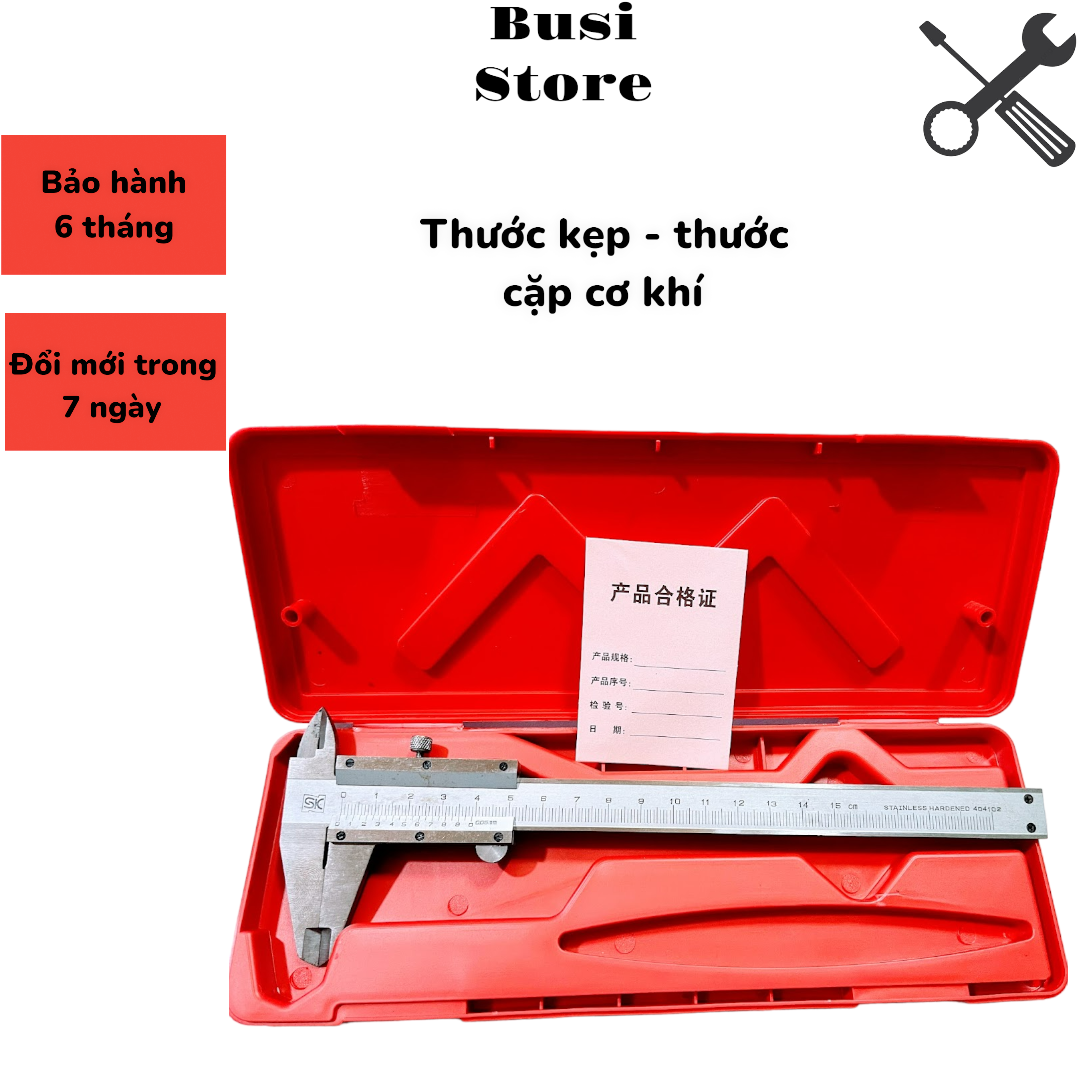 Thước kẹp , thước cặp cơ khí 150mm - 200mm - 300mm - hợp kim thép