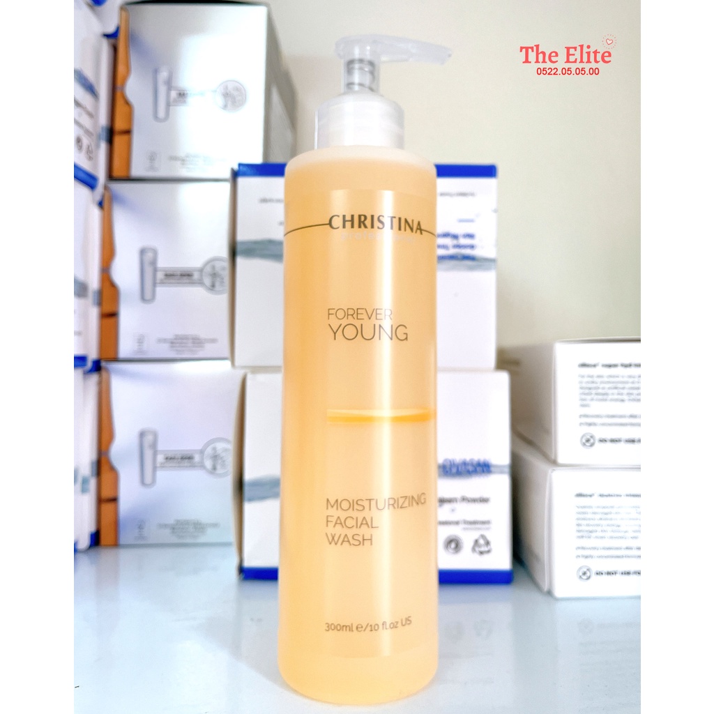 Sữa rửa mặt Christina Forever Young Facial Wash siêu cấp ẩm dành cho da dầu mụn 300ml