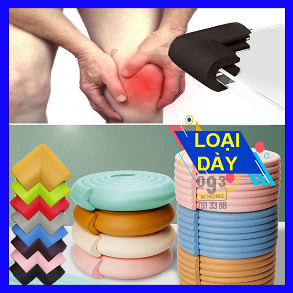 Miếng Dán Cao Su Chặn và Bịt Góc Cao Su An Toàn Chữ U L