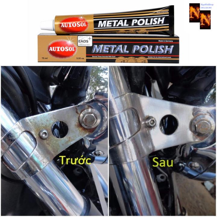 Kem Đánh Bóng Làm Mới Kim Loại Trên Xe Máy Ô Tô