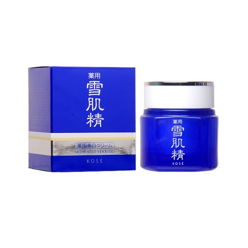 Kem dưỡng trắng da ban đêm KOSE Medicated Sekkisei 40g - Nhật Bản