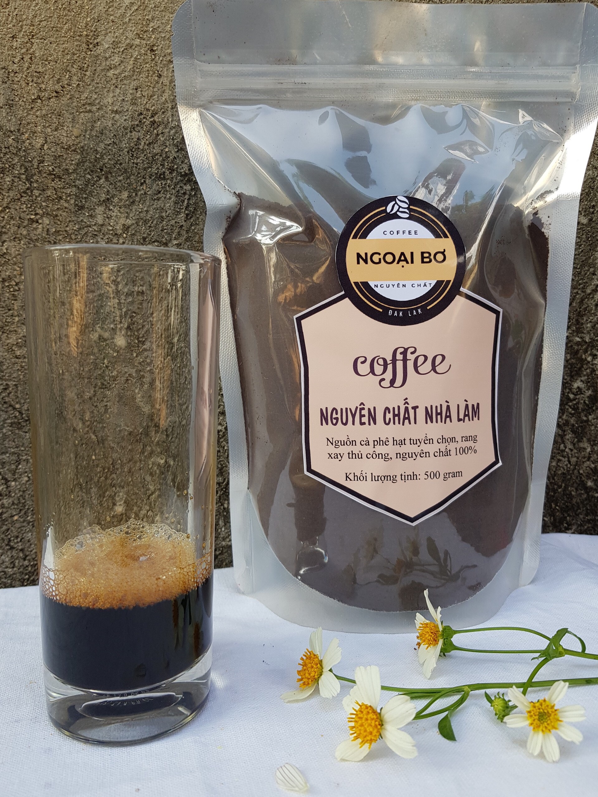 Cà phê rang xay nguyên chất loại 1 (250g) - Coffee nguyên chất - Cafe nguyên chất