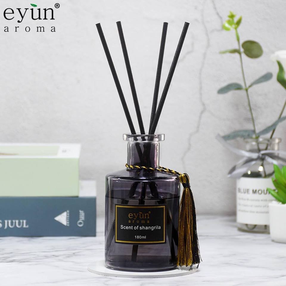 Tinh Dầu Thơm Eyun Aroma HIBERA HT07, Nước Hoa Khuếch Tán Cắm Que, Tinh Dầu Xông Phòng Ô Tô, Thơm Mát Dịu Nhẹ Mùi Shangrila Vanilla Champs Elysees