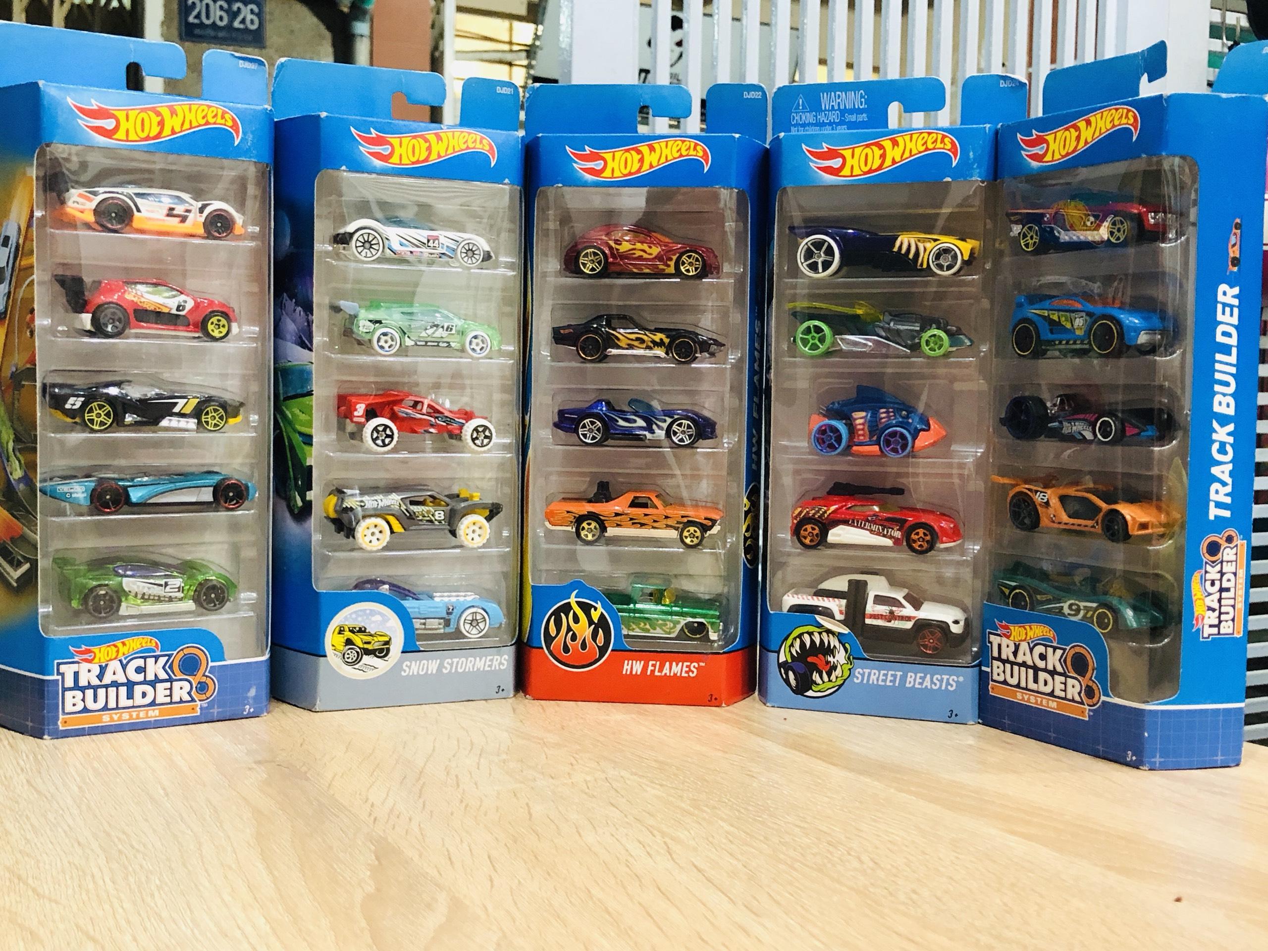 Pack 5 xe mô hình hot wheels