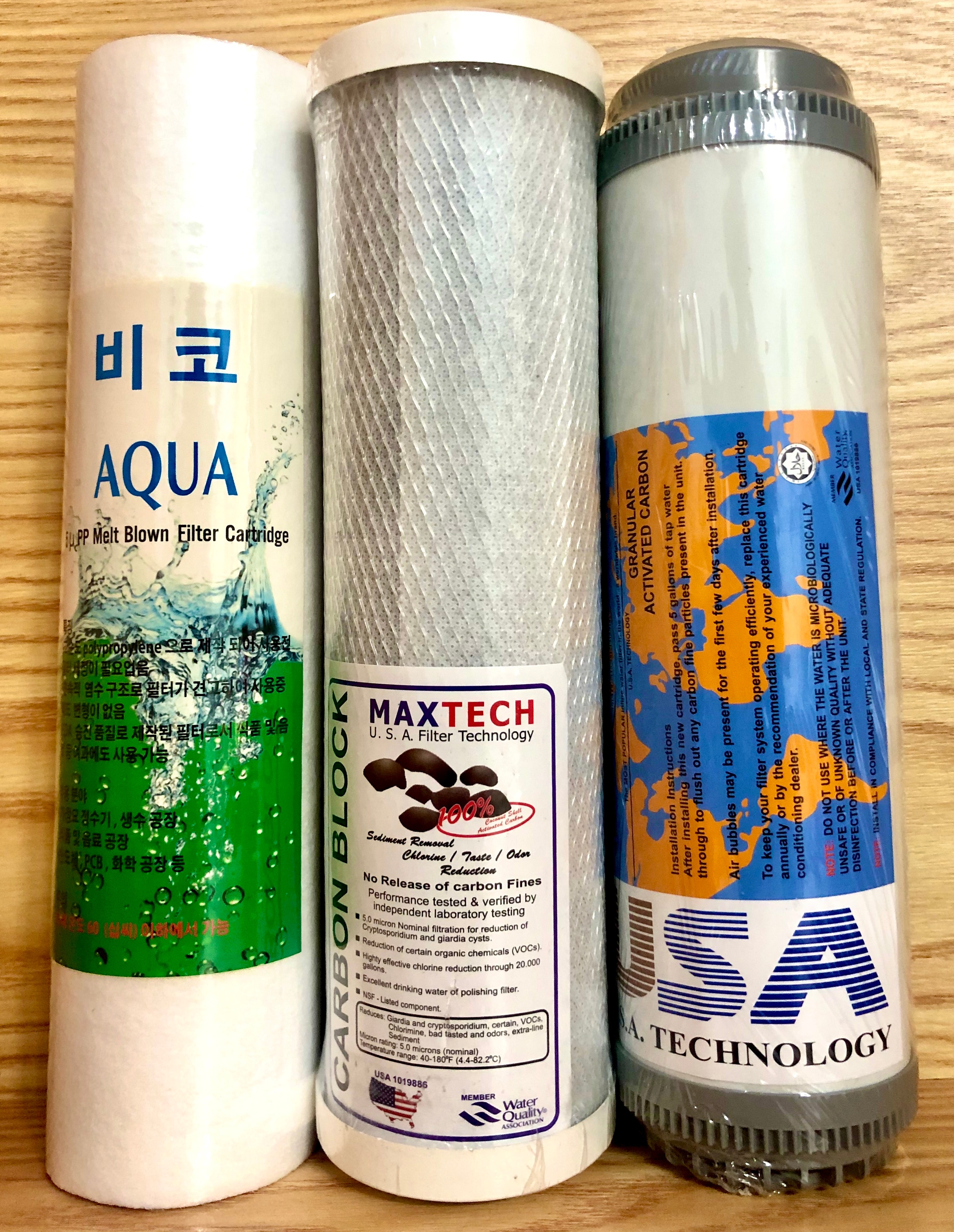 Bộ 3 lõi lọc thô 10in