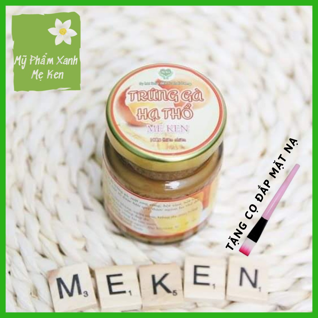 Trứng gà hạ thổ Mẹ Ken Mặt nạ dưỡng da, Xông hơ mặt sau sinh, uống mỗi ngày giúp đẹp da bổ máu, da săn chắc mịn màng, trắng hồng, bổ sung collagen tự nhiên, đẩy lùi lão hóa – Hũ 100ml
