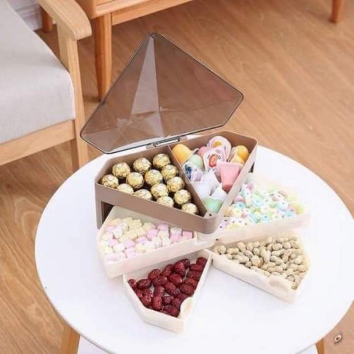 Khay Mứt Tết Tam Giác Sang Trọng