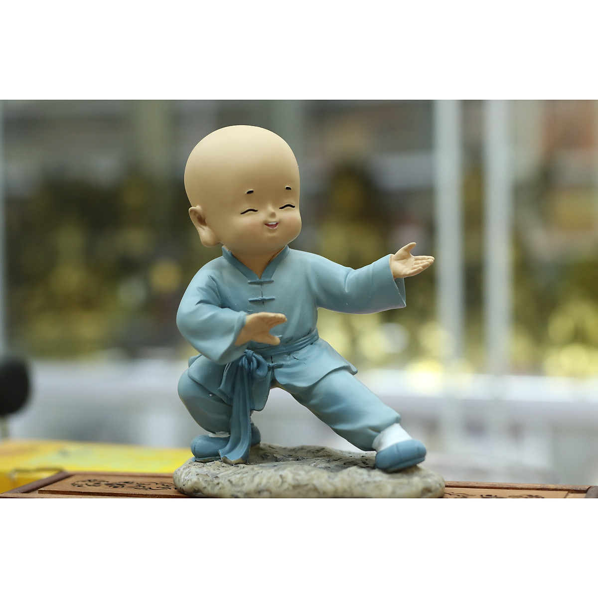 Tượng chú tiểu tập võ- mẫu 03