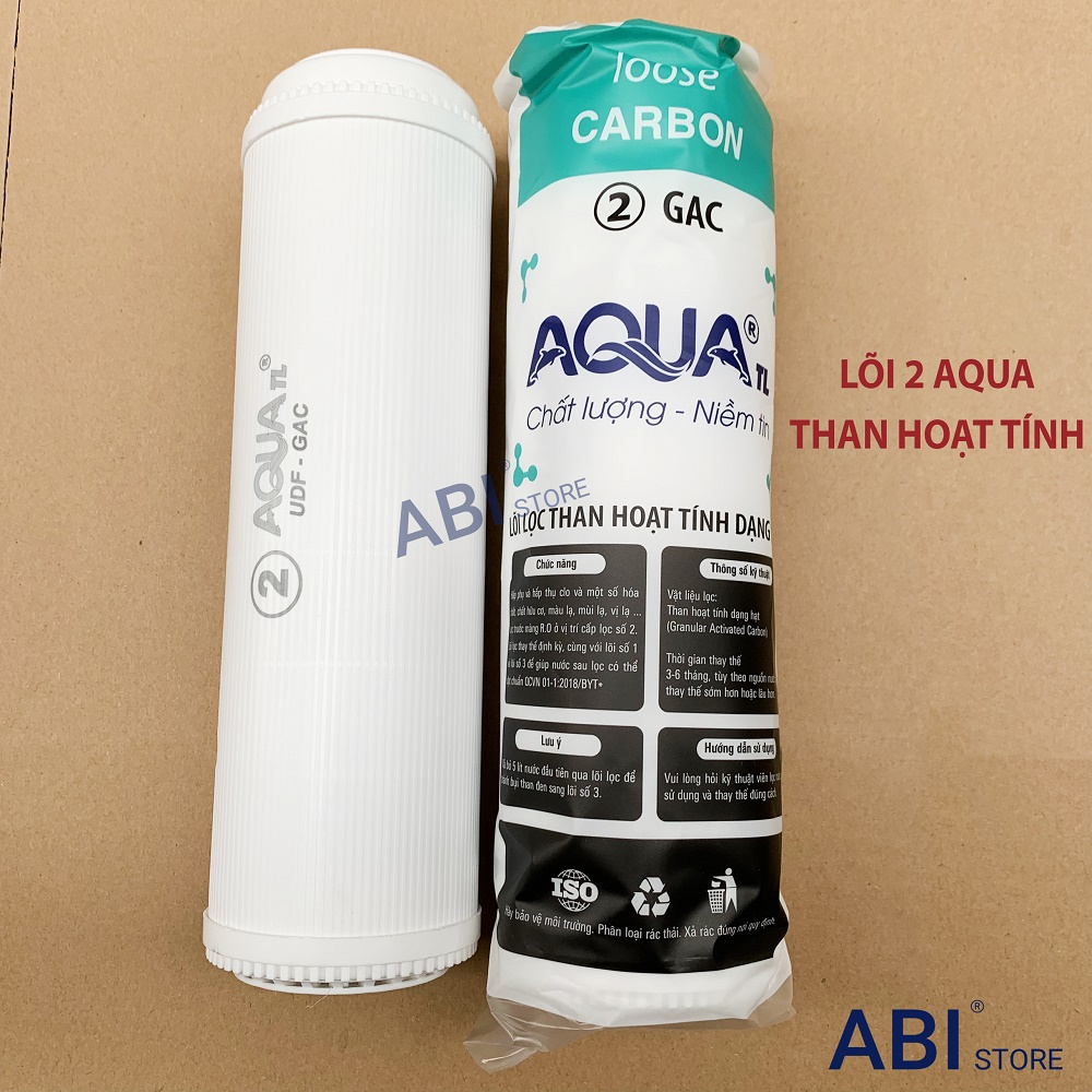 Lõi Lọc Nước Số 2 Aqua Than Cục Cao Cấp