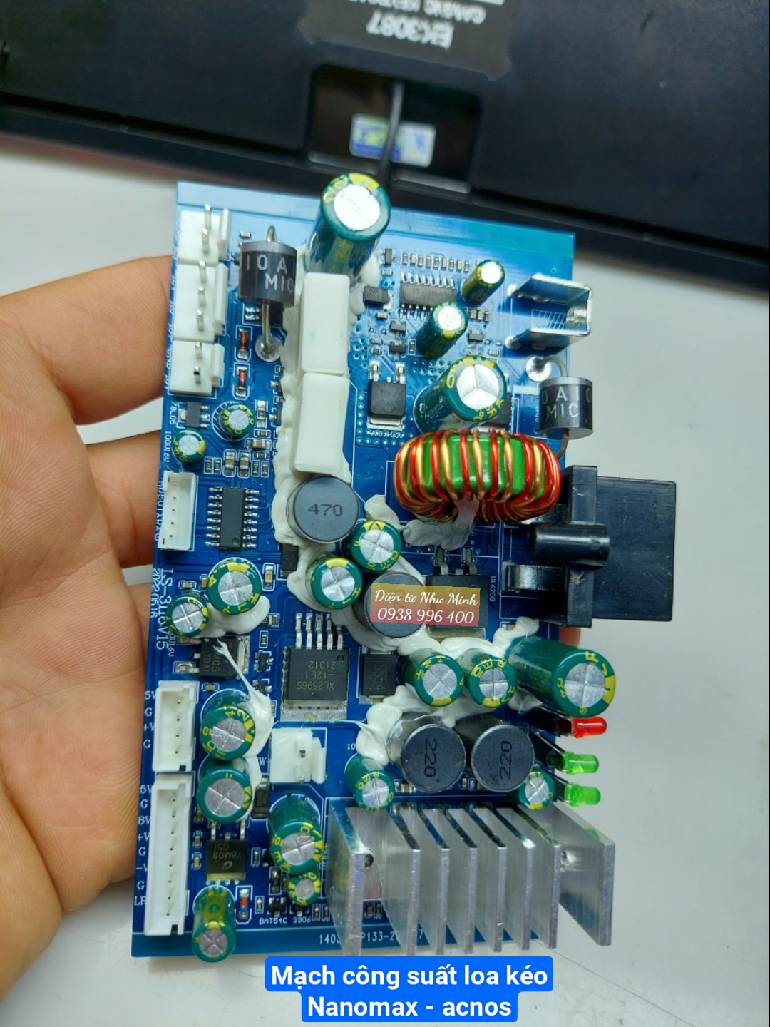 Bo Công suất rời 100W của mạch loa kéo Acnos - Nanomax