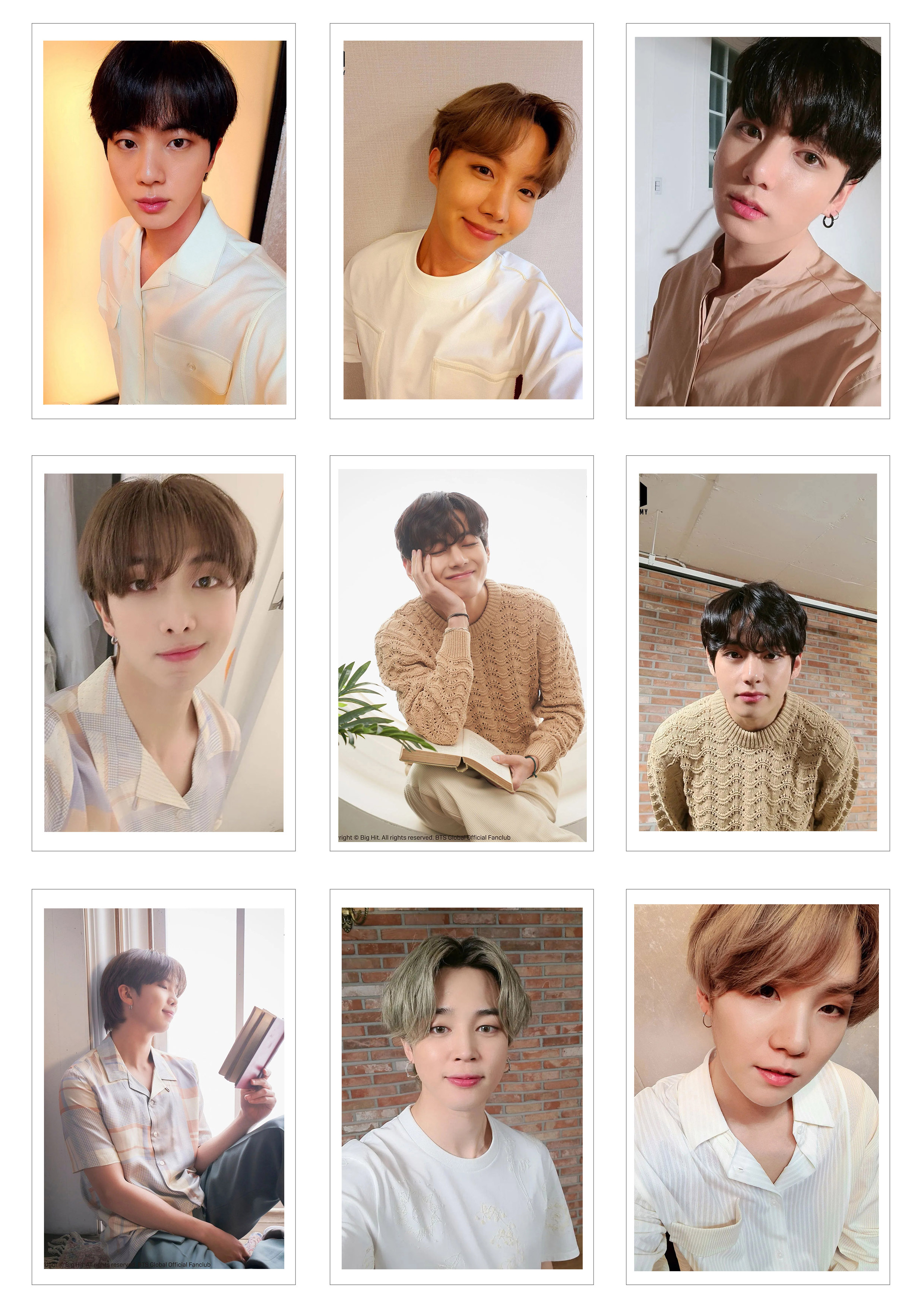 Lomo card 36 ảnh bts - 201224 wevese update