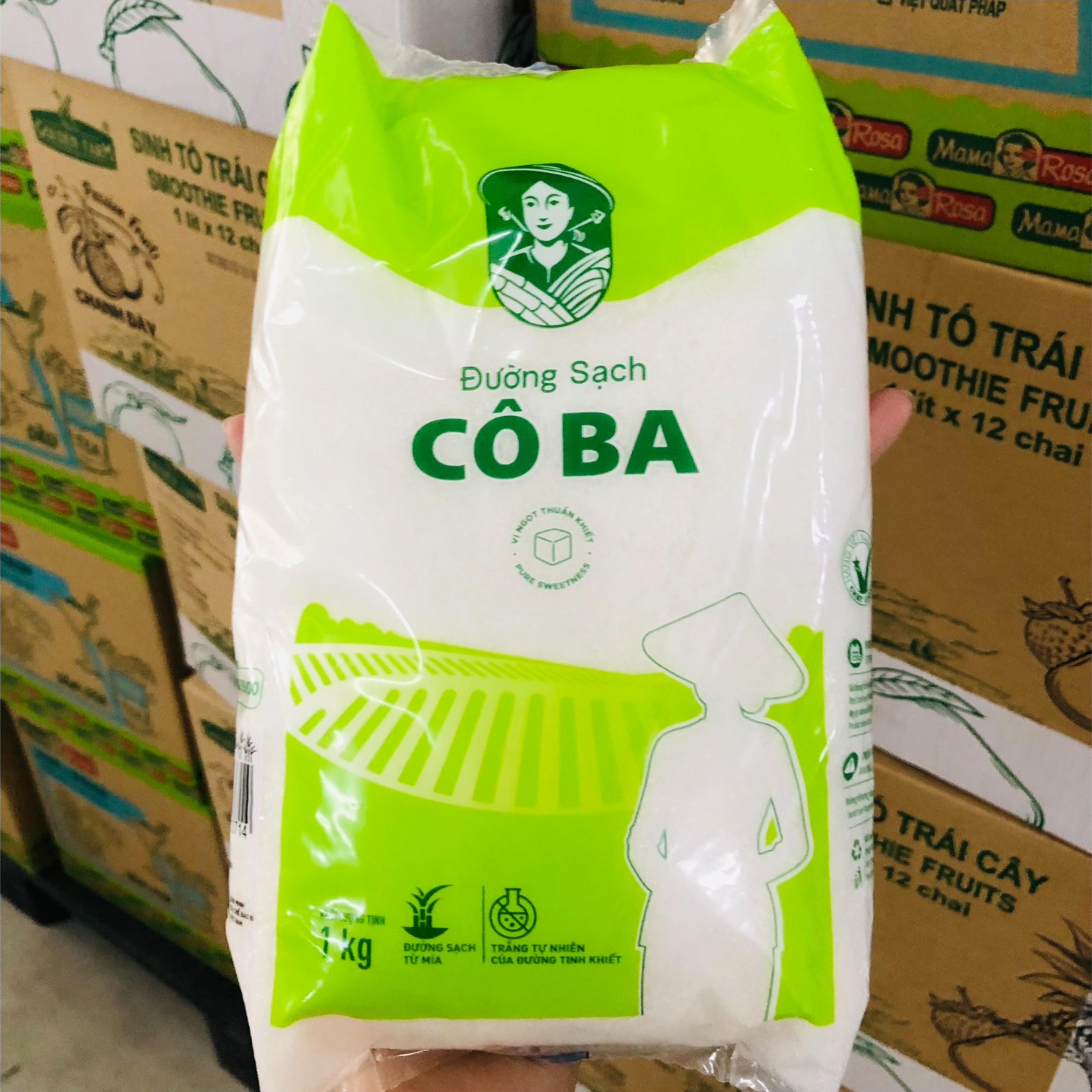 Đường sạch | đường mía cô ba biên hoà 1kg