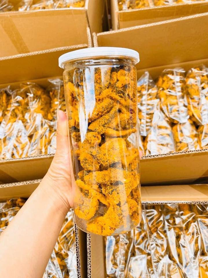 500g Da cá sốt trứng muối, siêu nhiều trứng muối
