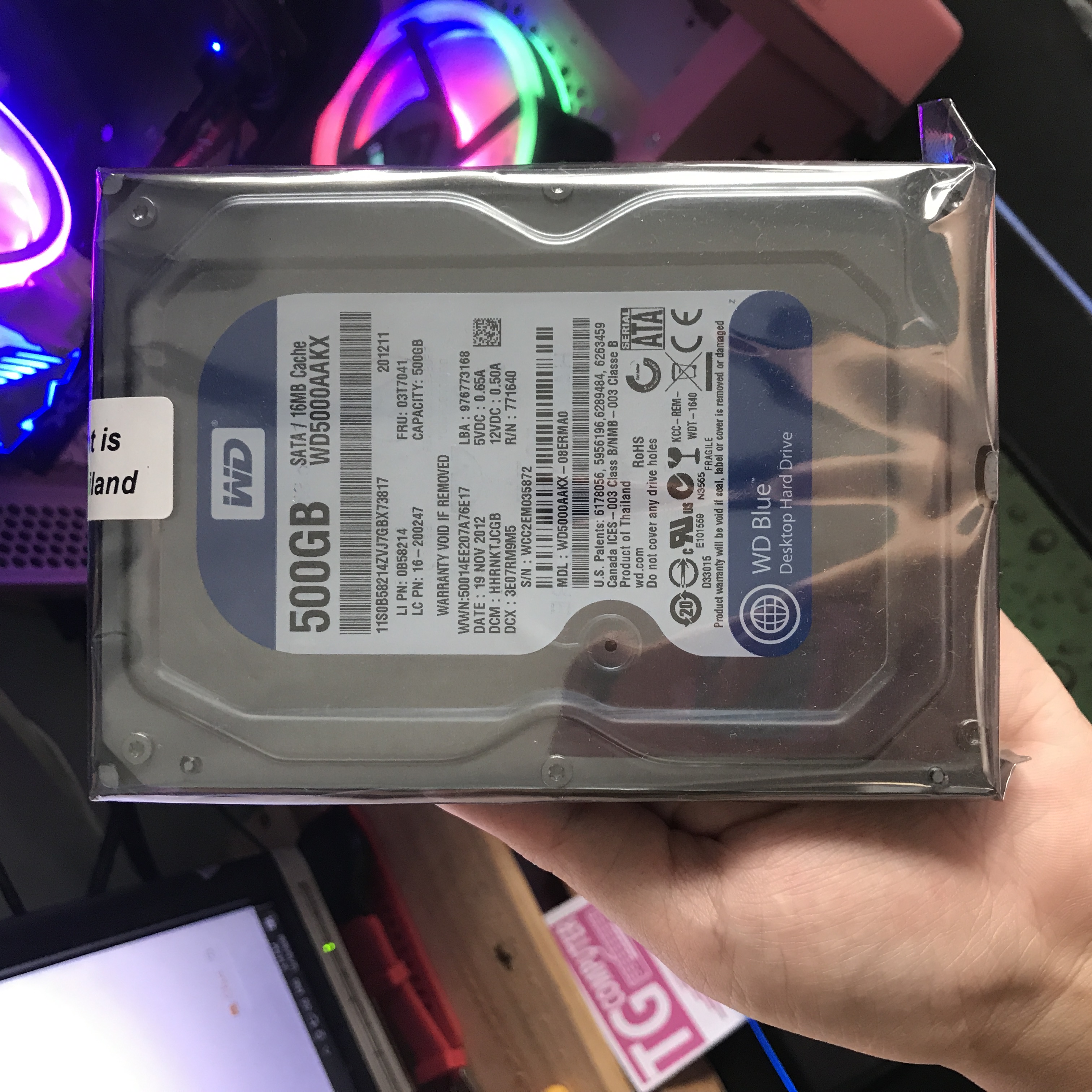 Ổ cứng 500G WD Blue chính hãng nguyên seal