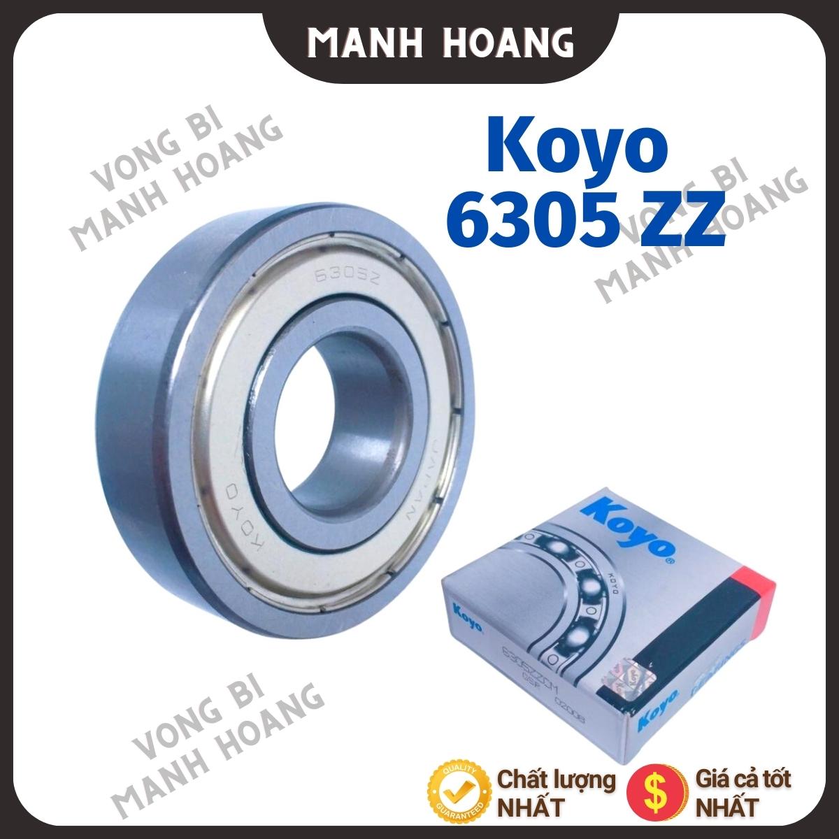 Vòng bi, bạc đạn 6305 CM KOYO, tiêu chuẩn quốc tế, chất lượng cao, bền bỉ - Vòng bi Mạnh Hoàng