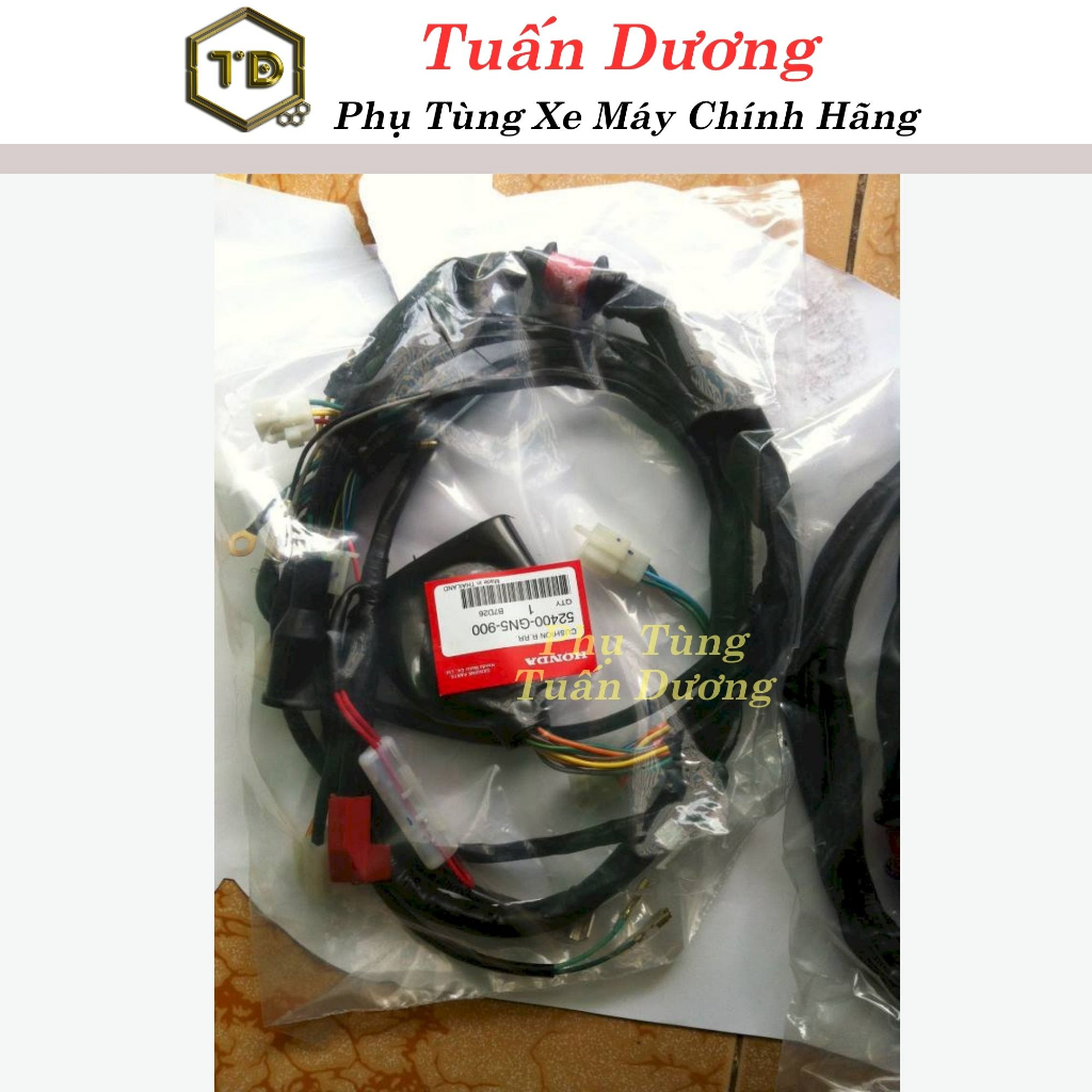 Bộ dây điện honda dream việt - cụm dây điện sườn xe dream hàng xịn 100%