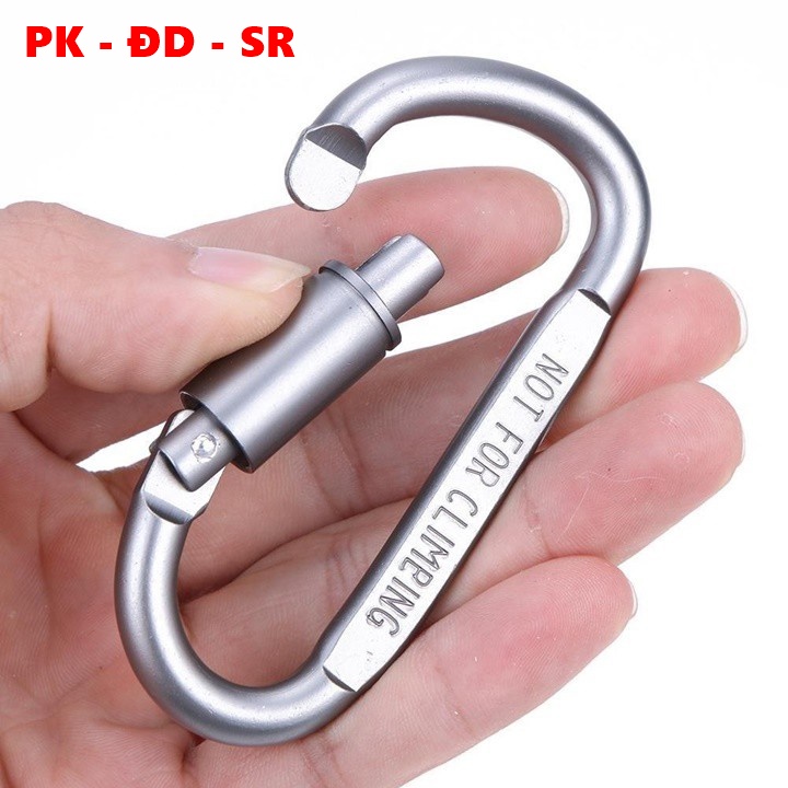 Móc khóa nhôm đa năng phụ kiện đi phượt khóa xoay siêu tiện dụng - siêu rẻ