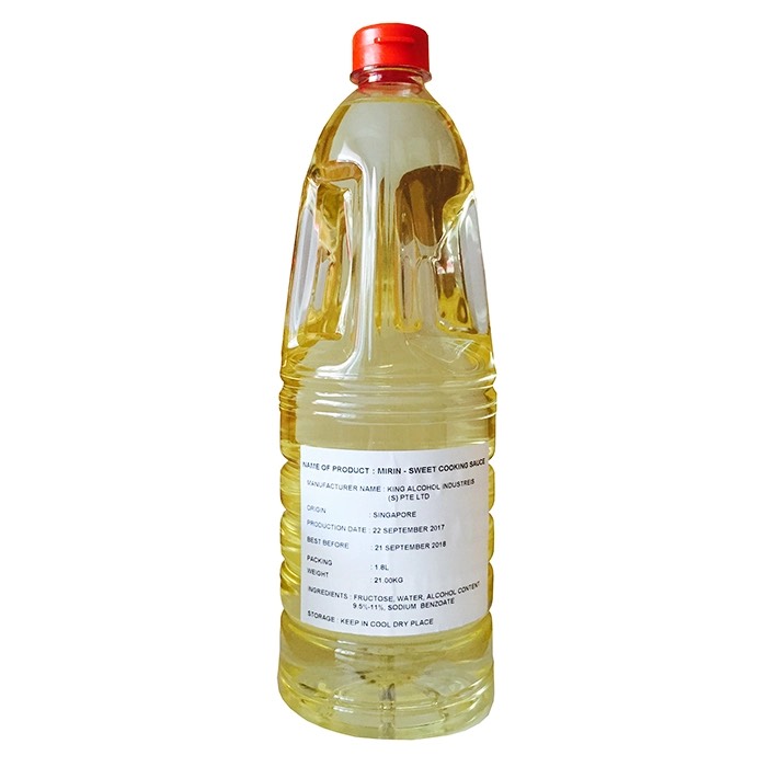 Gia vị rượu nấu ăn mirin king jozo hinode 1.8l*6b/ mirin sweet cooking sauce - nhập khẩu singapore