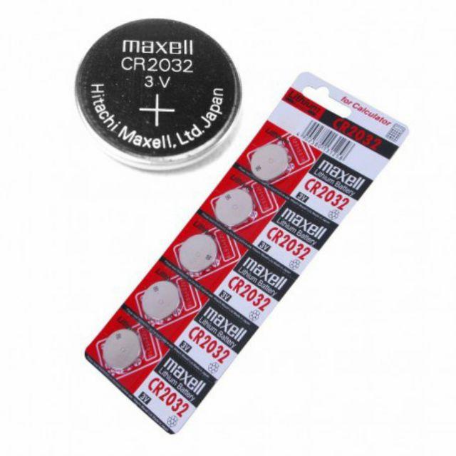 Pin CMOS CR2032 Maxell Lithium Battery 3V