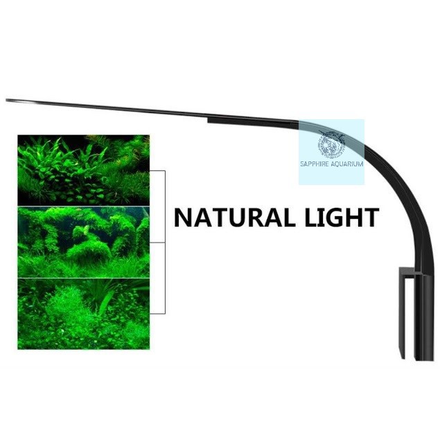 Đèn led kẹp X5 cho bể cá - màu đen