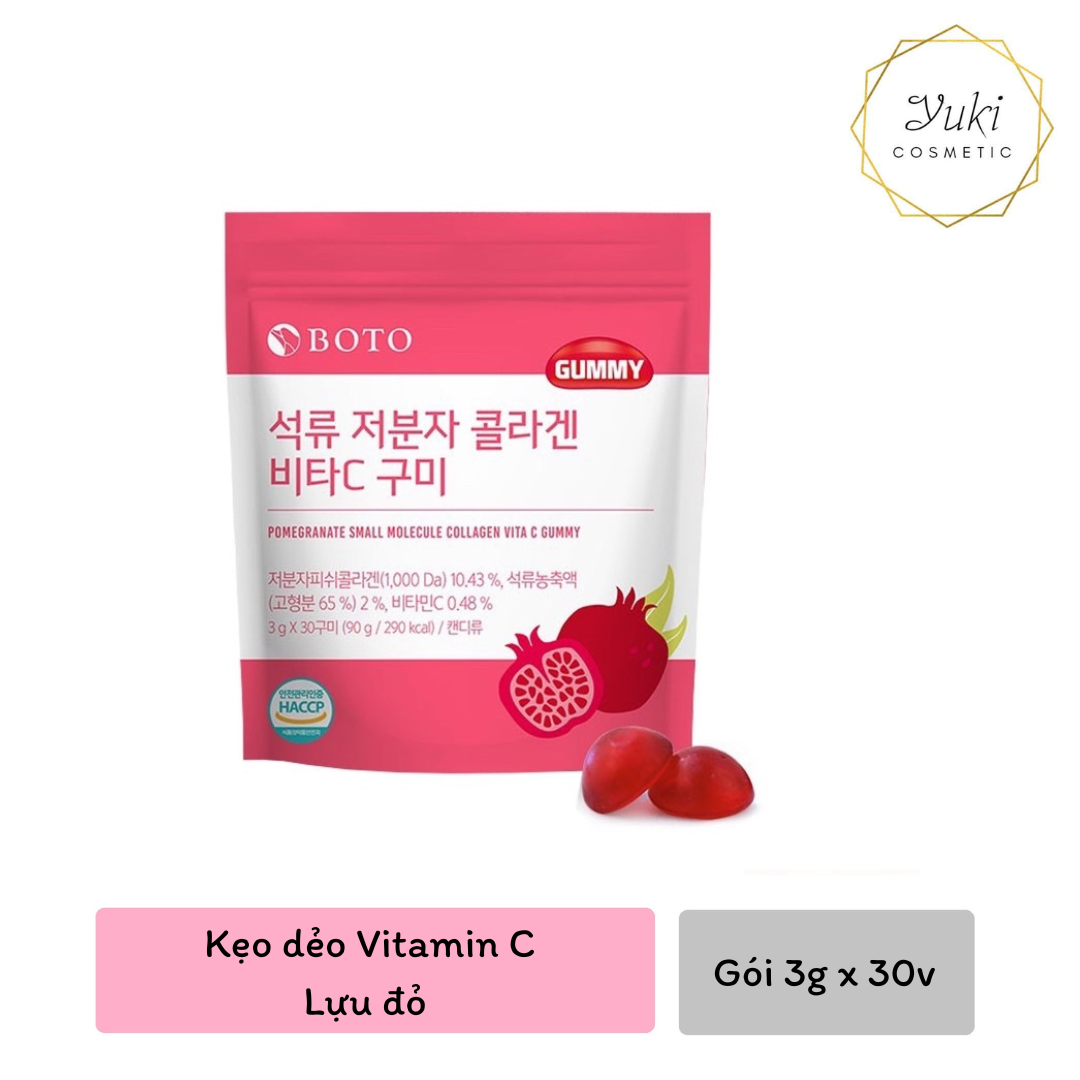 Kẹo Dẻo Vitamin C Lựu Đỏ Hàn Quốc