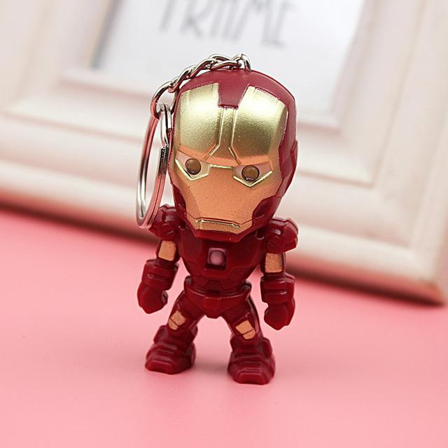 Móc khóa đèn led iron man