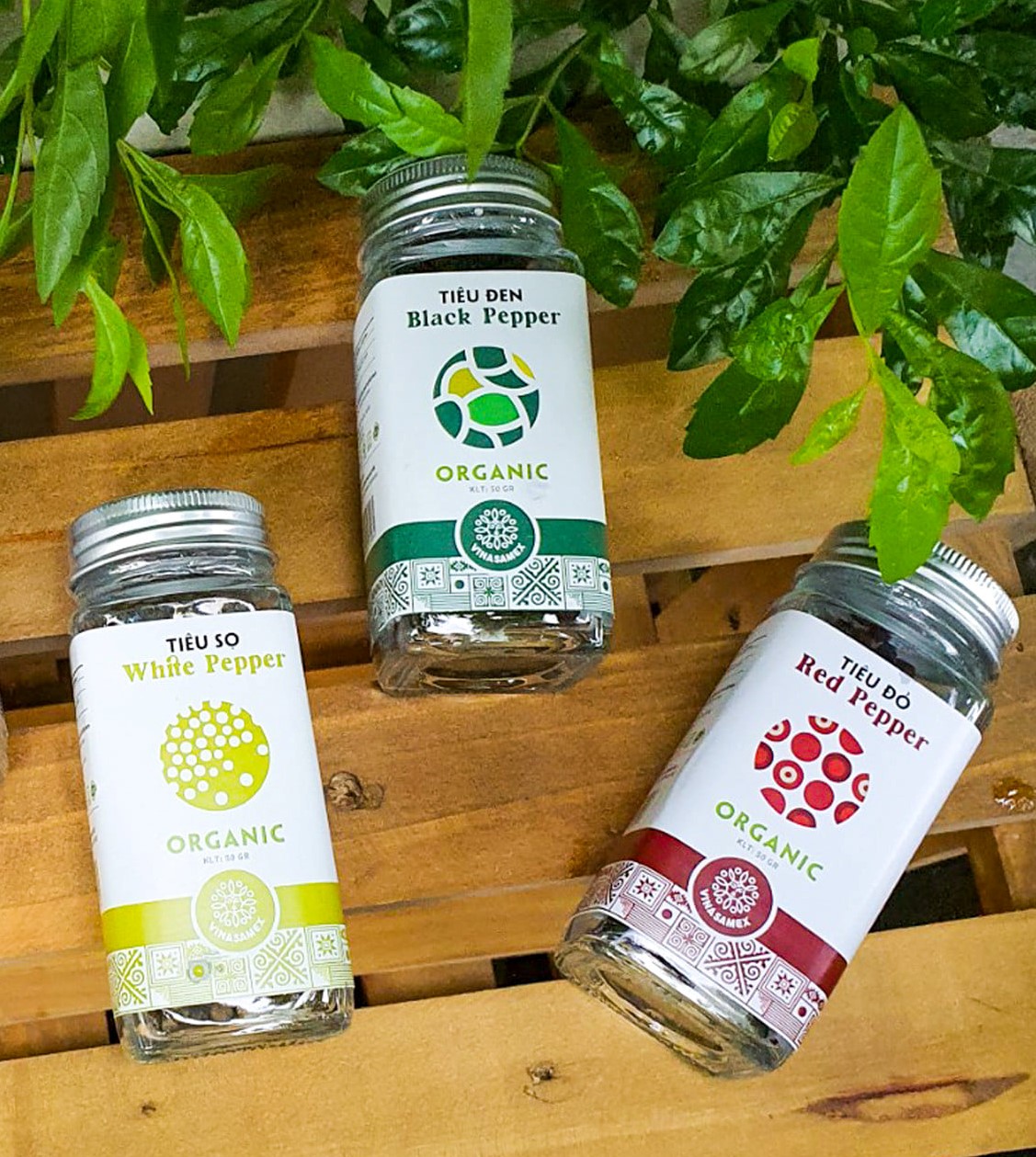 Tiêu hạt hữu cơ Vinasamex Organic Pepper 50g
