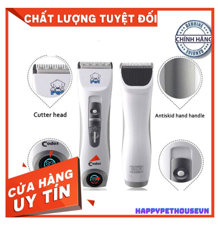 Tông đơ cạo lông cao cấp Codos CP9600 cho thú cưng chó mèo