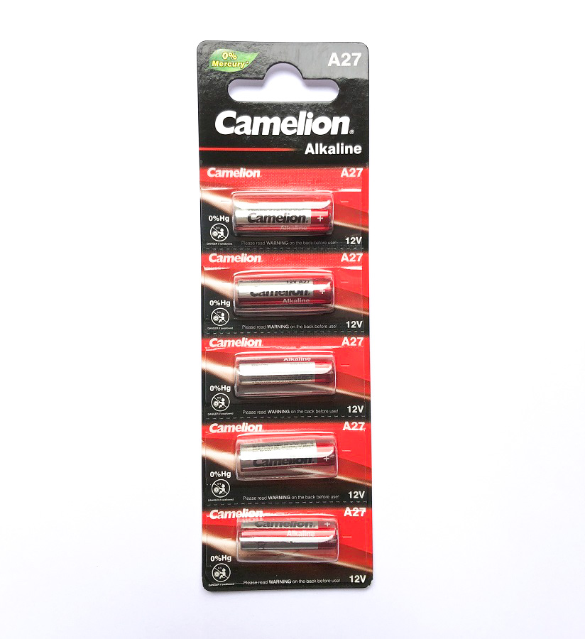 Vỉ 5 Viên Pin A27 Camelion 12V Dùng Trong Remote Điều Khiển